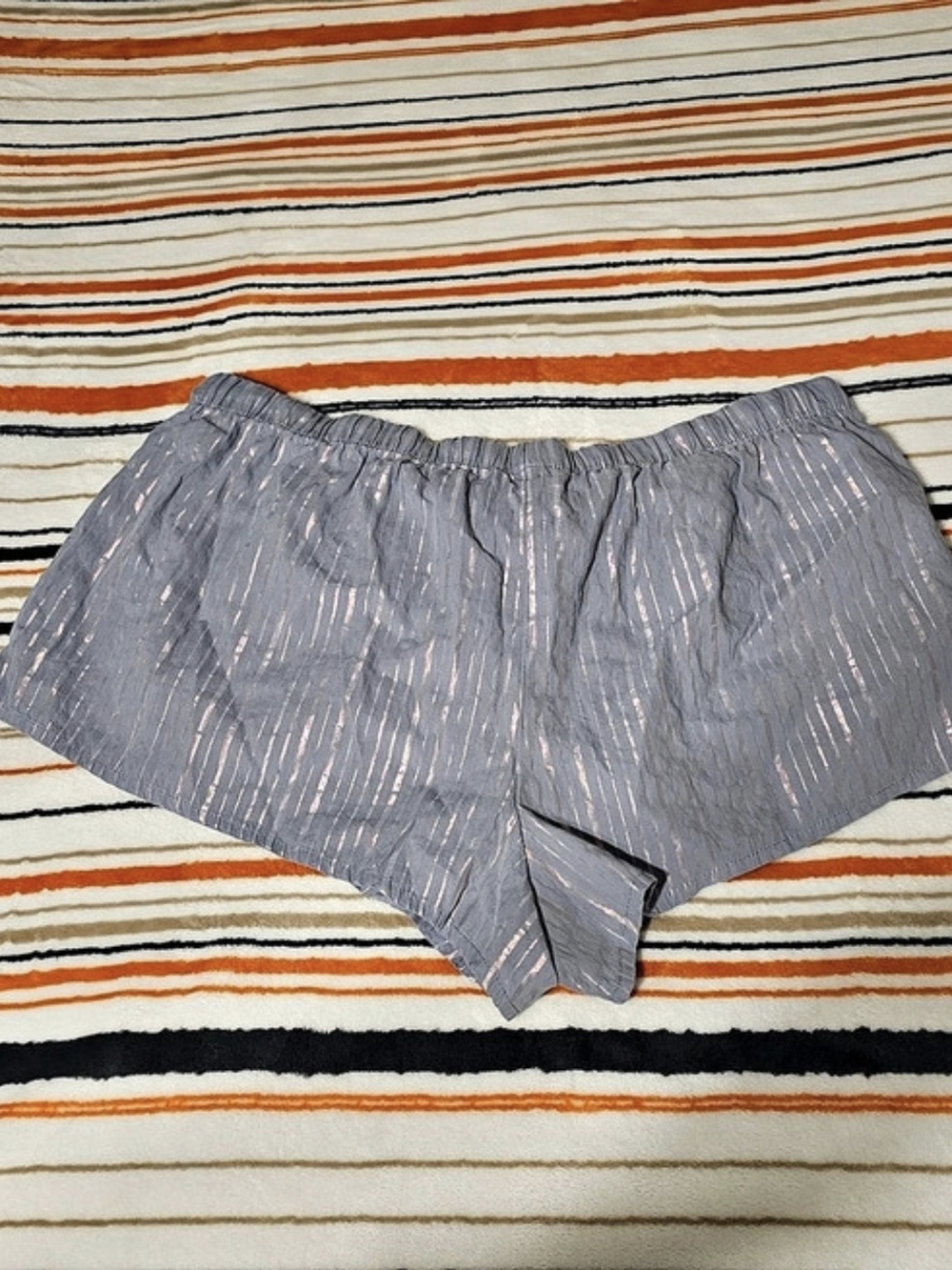Victoria's Secret Modal-Cotton Shimmer Stripe Short Pajama Set Pajama Shorts